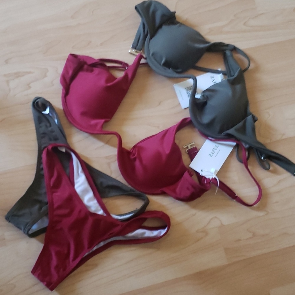 Underwire push up bikini